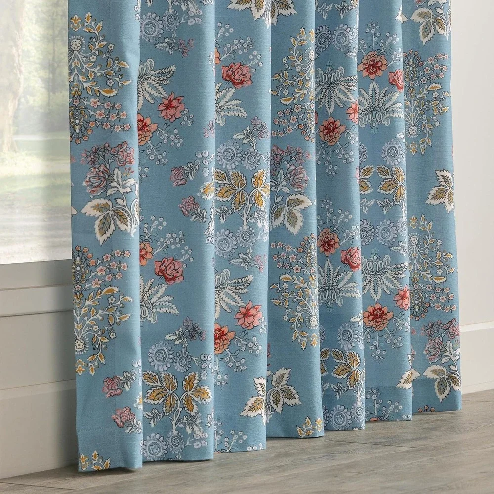 NWOT Marquise Curtain Panel 50x84 Rod Loop Vintage French Country Farmhouse Boho